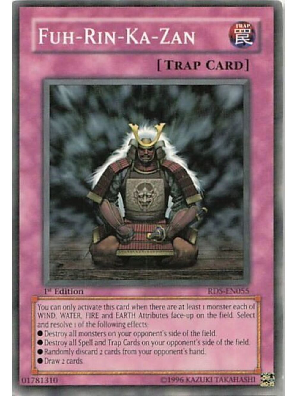 Yu-Gi-Oh! TCG 2004 Fuh-Rin-Ka-Zan NM RDS